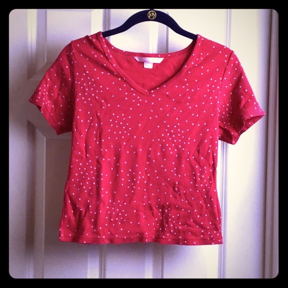 Victoria’s Secret 💕Tiny Hearts Tee ladies size s❤️